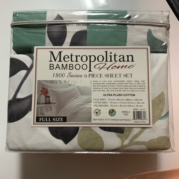 Metropolitan Bamboo Sheet Set - Picture 4 of 5
